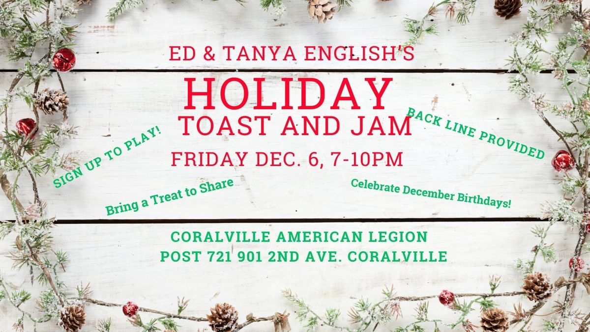 Holiday Toast & Jam 2024