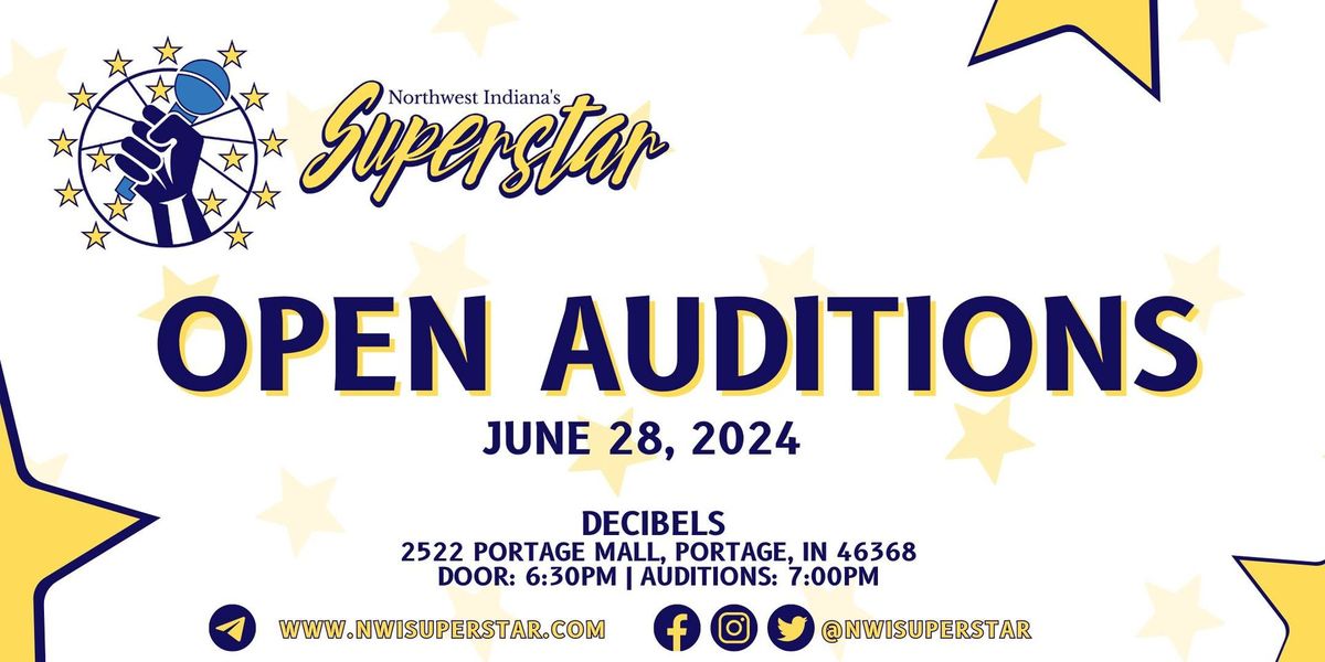 Open Auditions for Northwest Indiana's Superstar