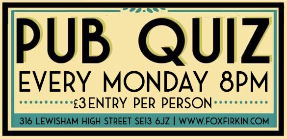 The Fox Pub Quiz: Every Monday
