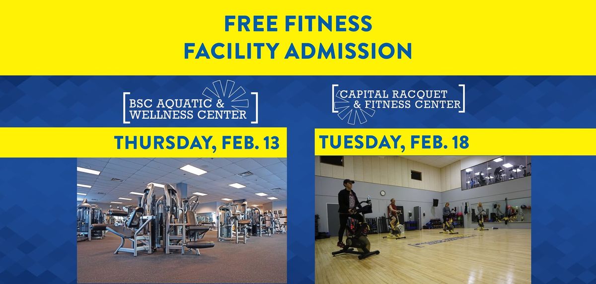 Free Fitness Facility Admission- BSC Aquatic & Wellness Center