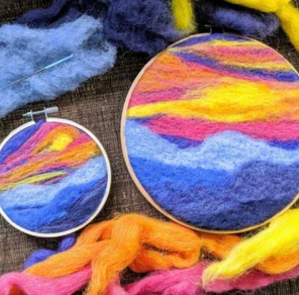 Needle Felting Landscape