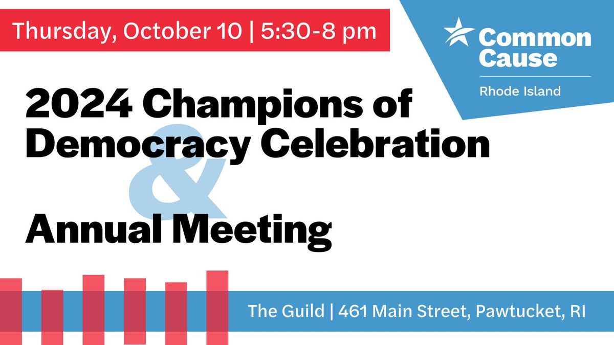 2024 Champions of Democracy Celebration & Annual Meeting