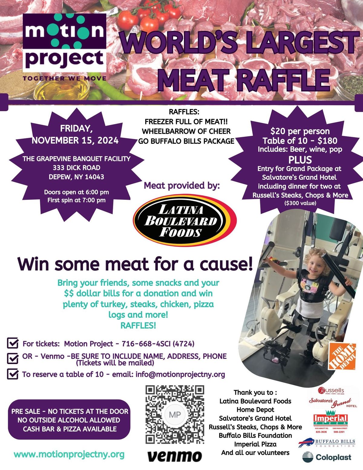 Worlds largest meat raffle