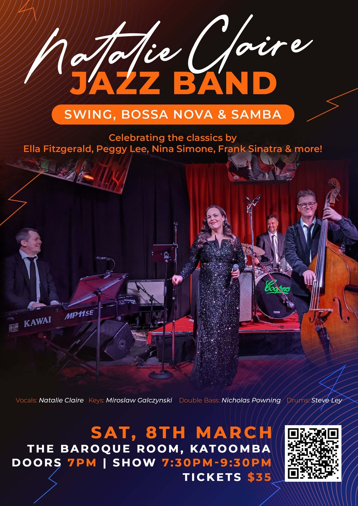 The Natalie Claire Jazz Band Live at the Baroque Room Katoomba