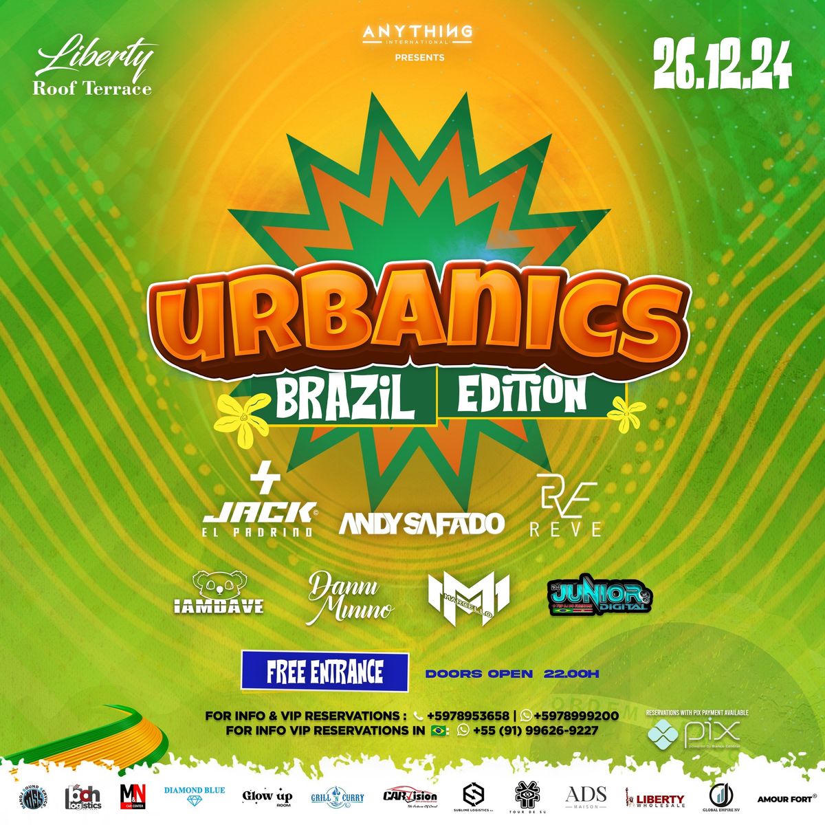 URBANICS \u2018BRASIL EDITION\u2019 26.12 | LIBERTY ROOF TERRACE