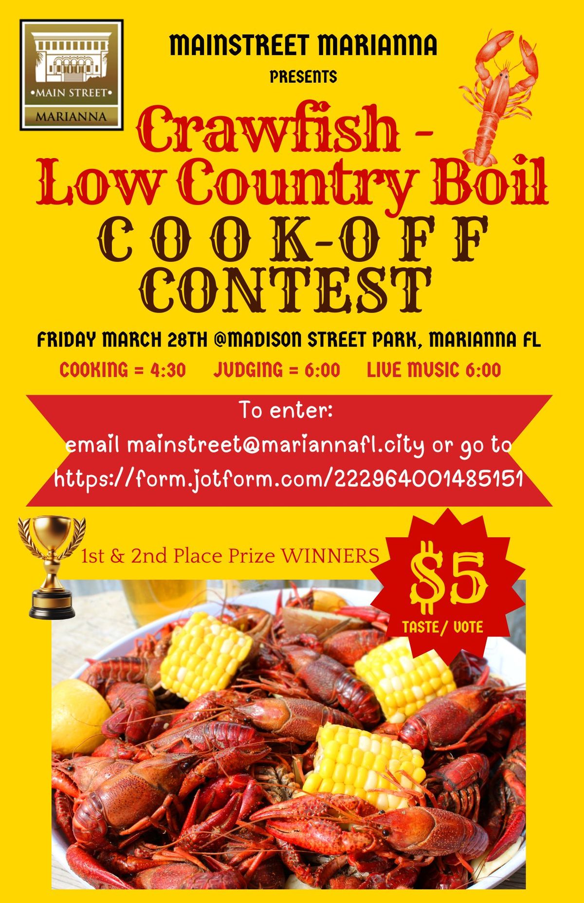 Crawfish\/ Low Country Boil Cookoff Contest 