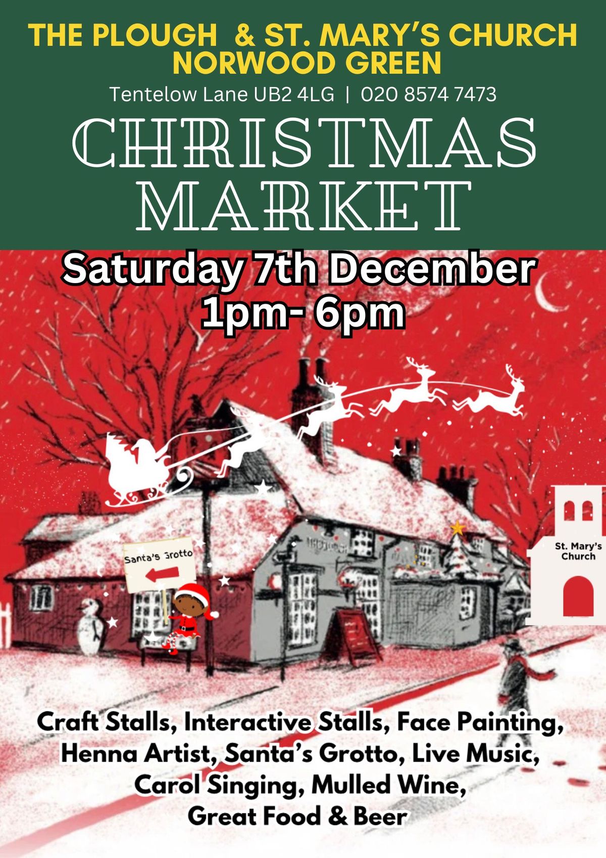 The Plough and St. Mary\u2019s Church Christmas Market