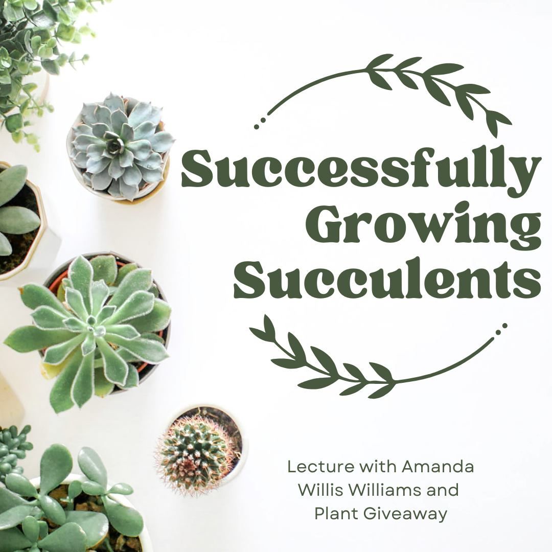 Successfully Growing Succulents Lecture and Giveaway