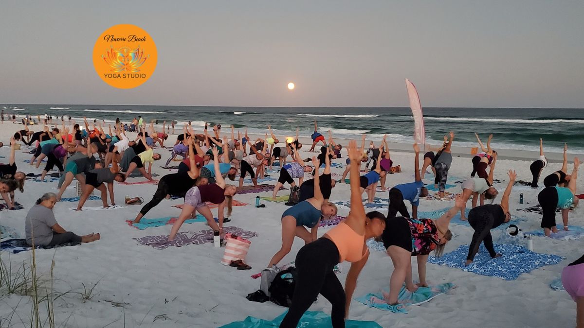 Full Moon Beach Yoga w\/ Navarre Beach Yoga Studio