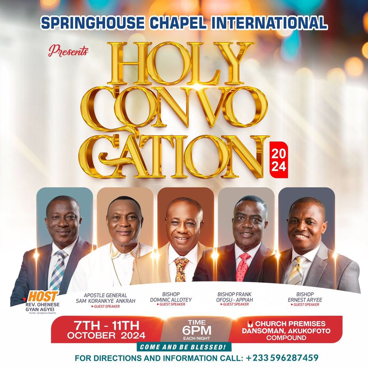 HOLY CONVOCATION 2024