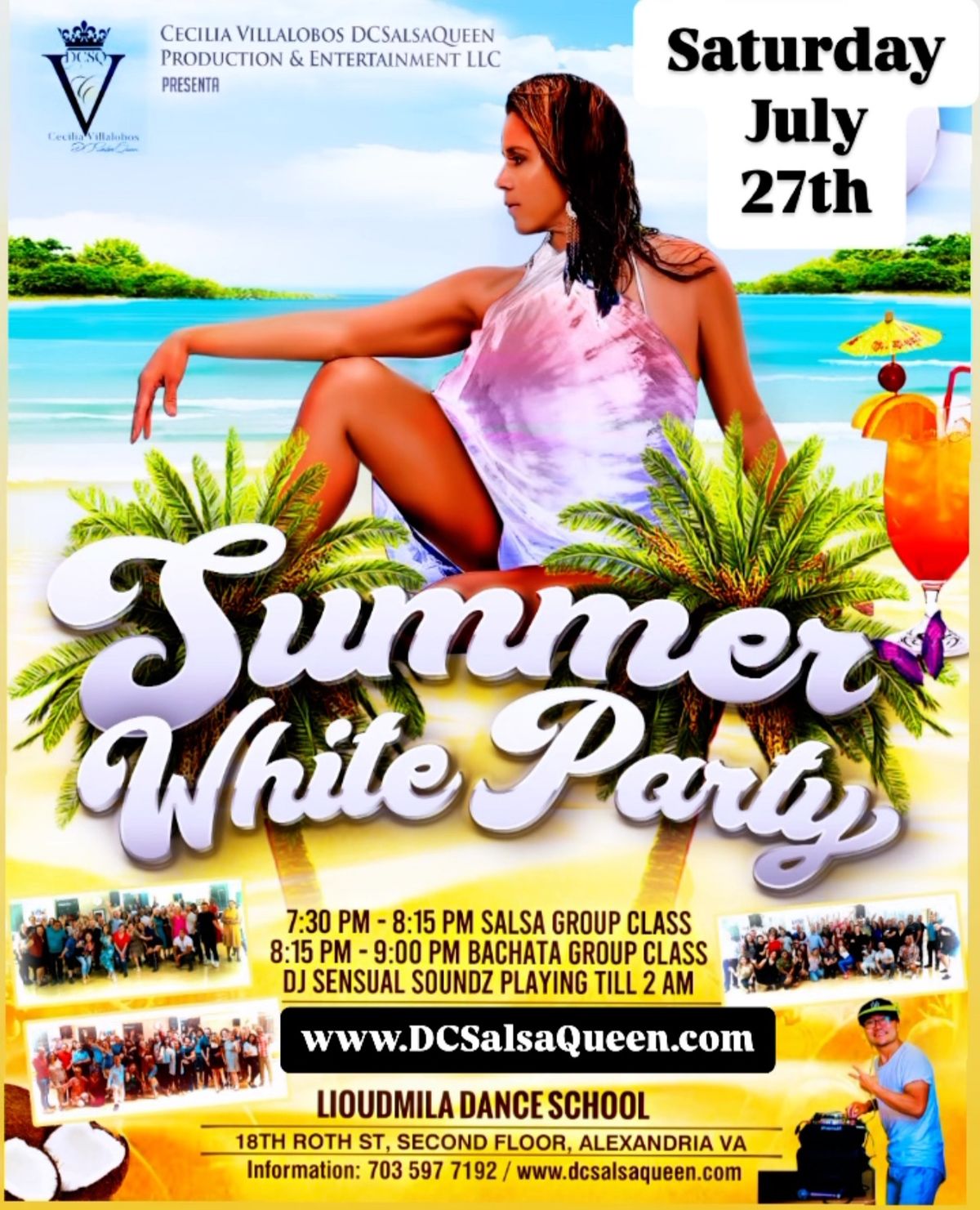 Noche Latina Social -Summer White Party