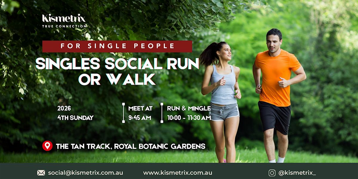 May 24 | Kismetrix Social Run\/Walk + Coffee - The Tan - Botanical Gardens