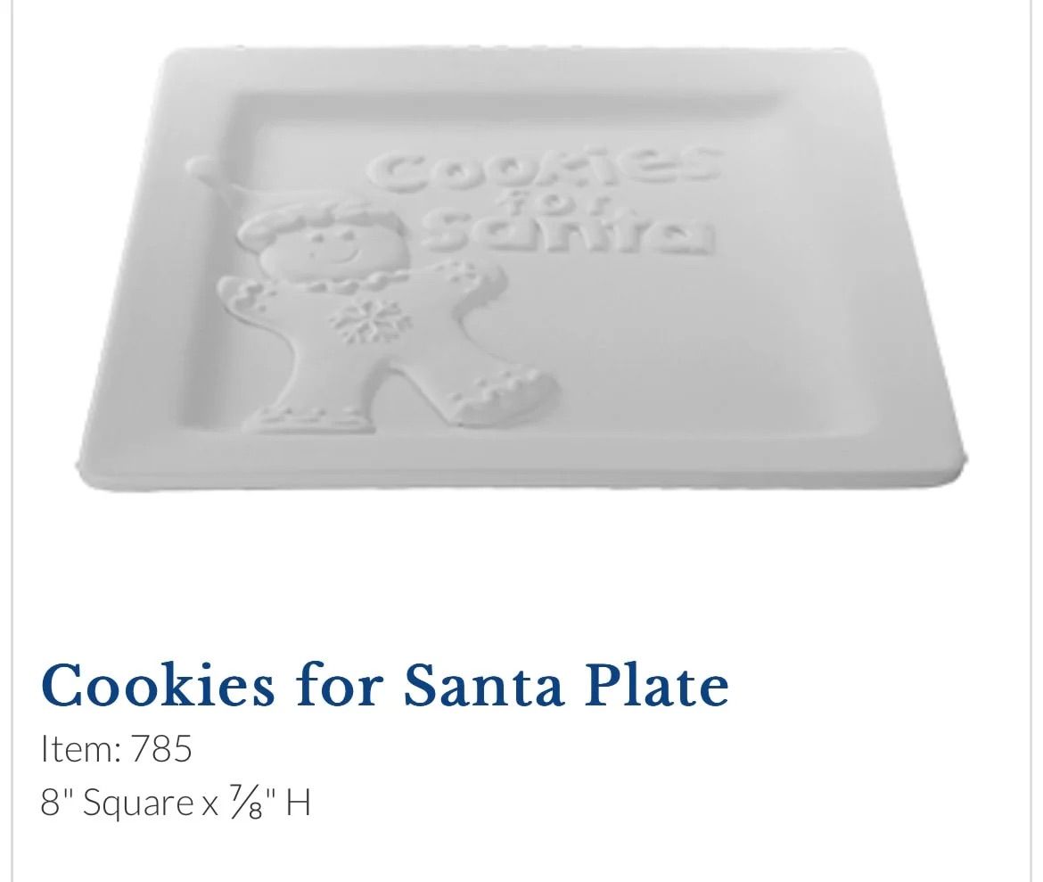 Decorate Christmas Cookies & Paint Santa\u2019s cookie plate!