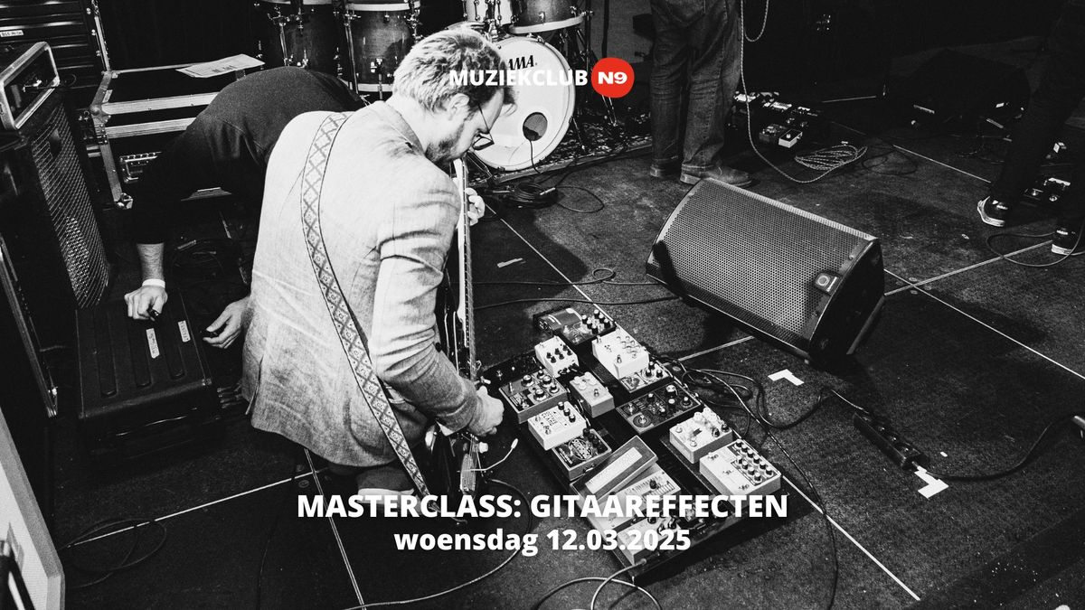 masterclass GITAAREFFECTEN met Jesse Maes