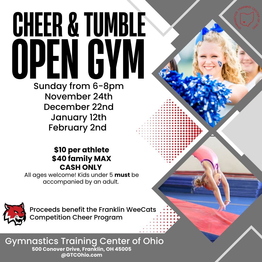 Cheer & Tumble OPEN GYM