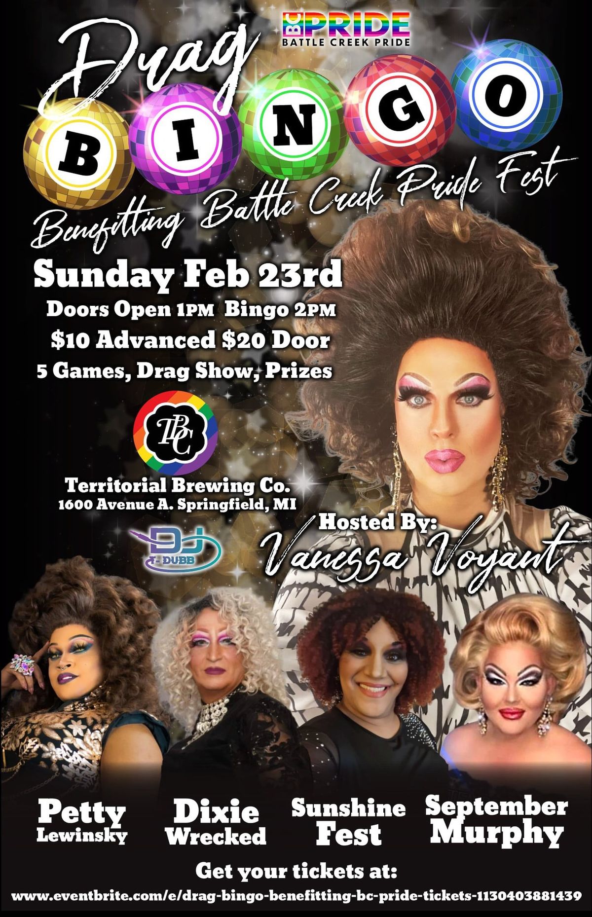 Drag Bingo, Benefitting BC Pride Fest