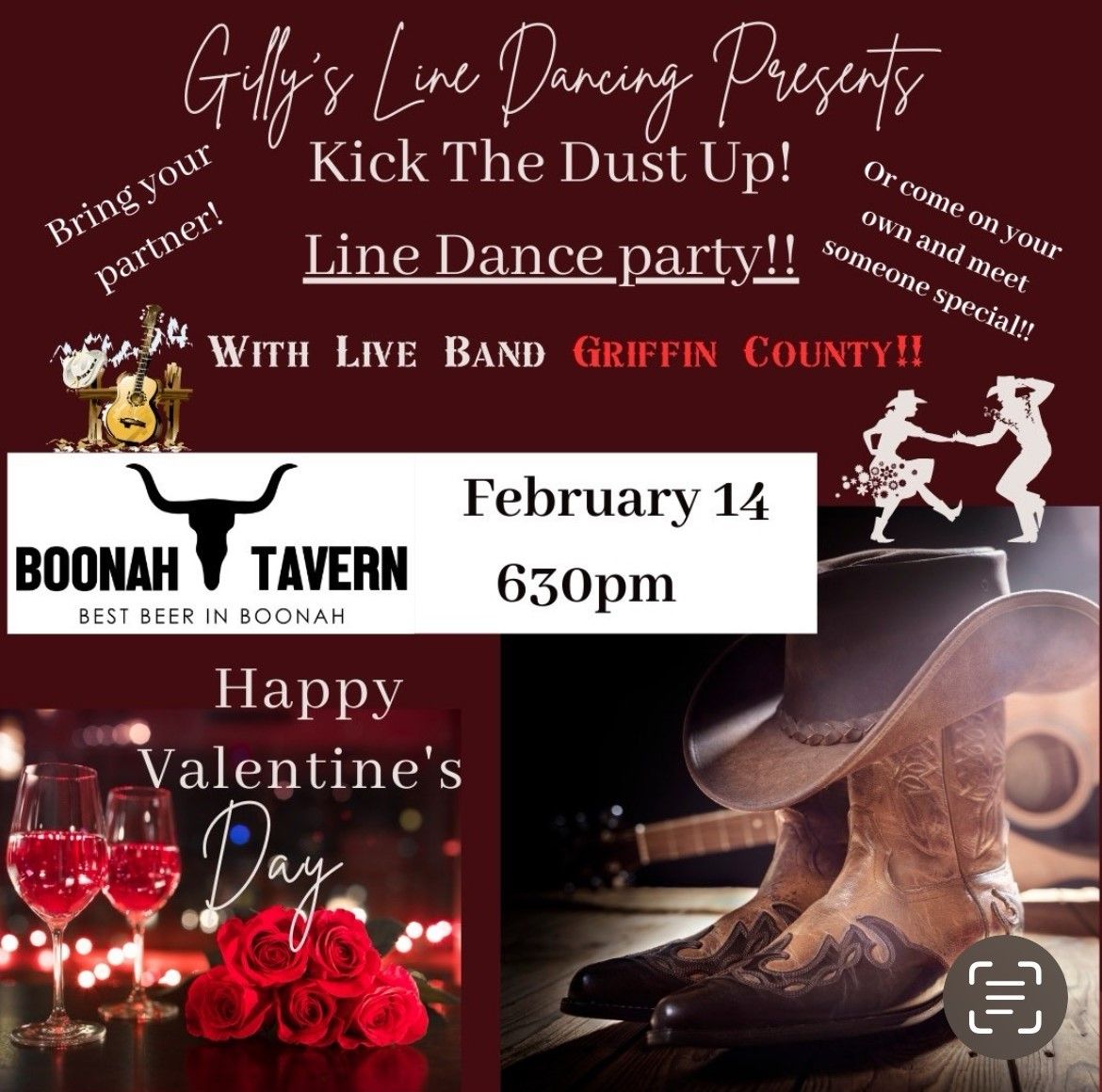 Valentine's Boots Scootin Party 