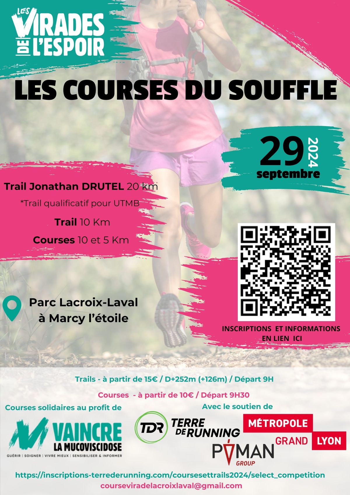 Trails et courses du souffle pour Vaincre la mucoviscidose