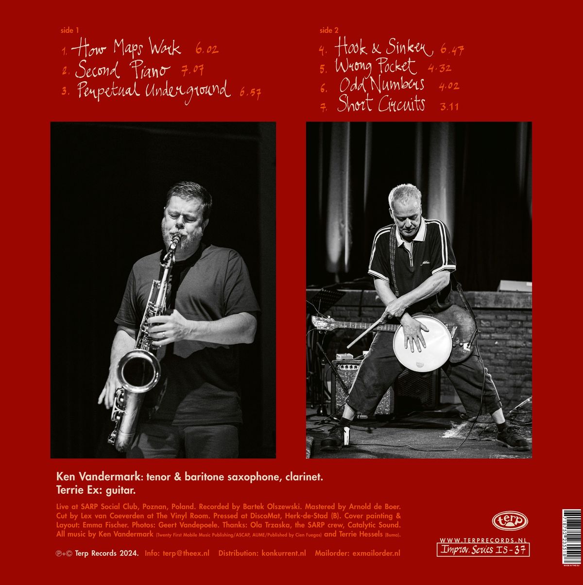 Terrie Hessels en Ken Vandermark