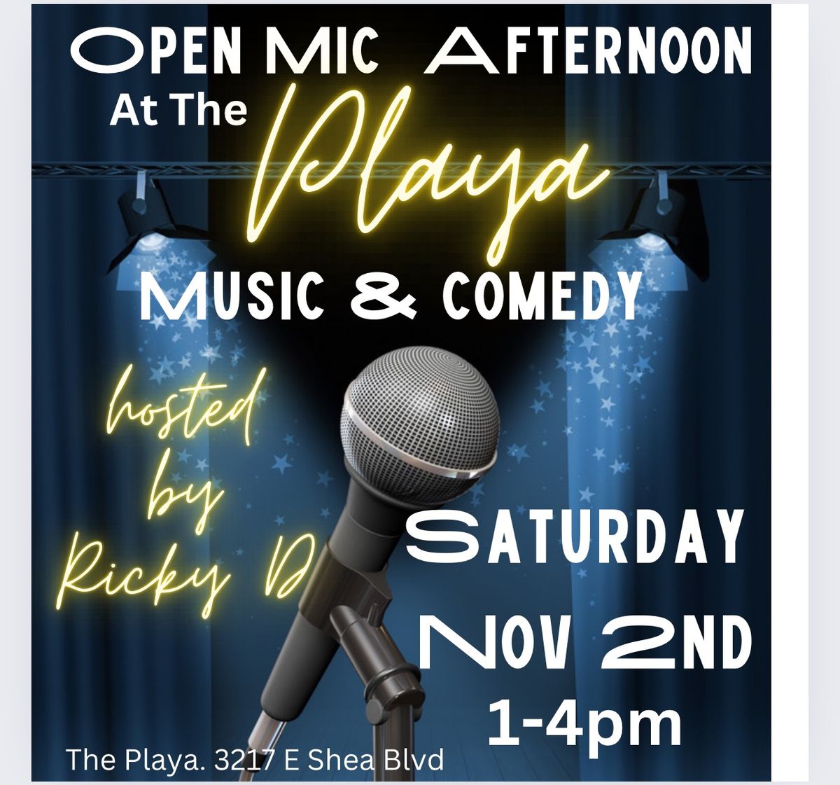 Open Mic at The Playa 2! 