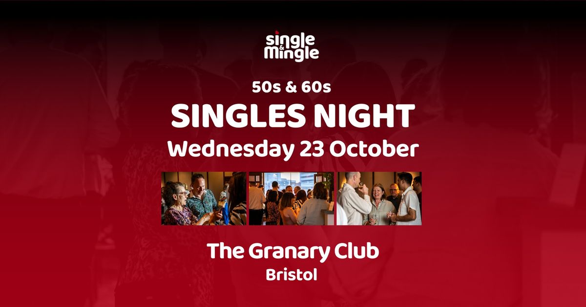 Singles Night at The Granary Club (50s & 60s)