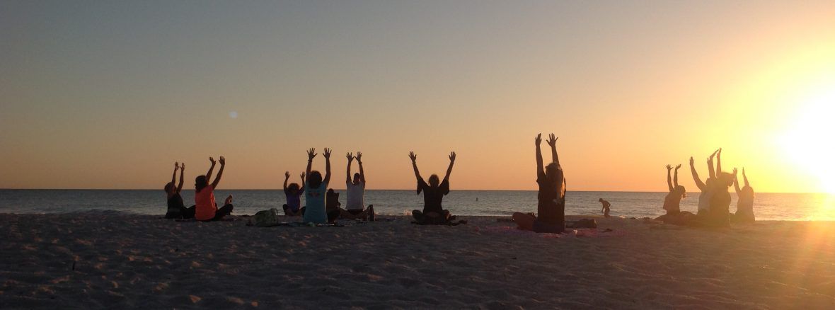 Sunset Yoga & Sound Bath on North Jetty Beach 