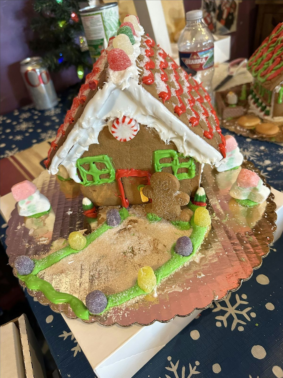 Gingerbread House Decorating for Christmas  & take home.