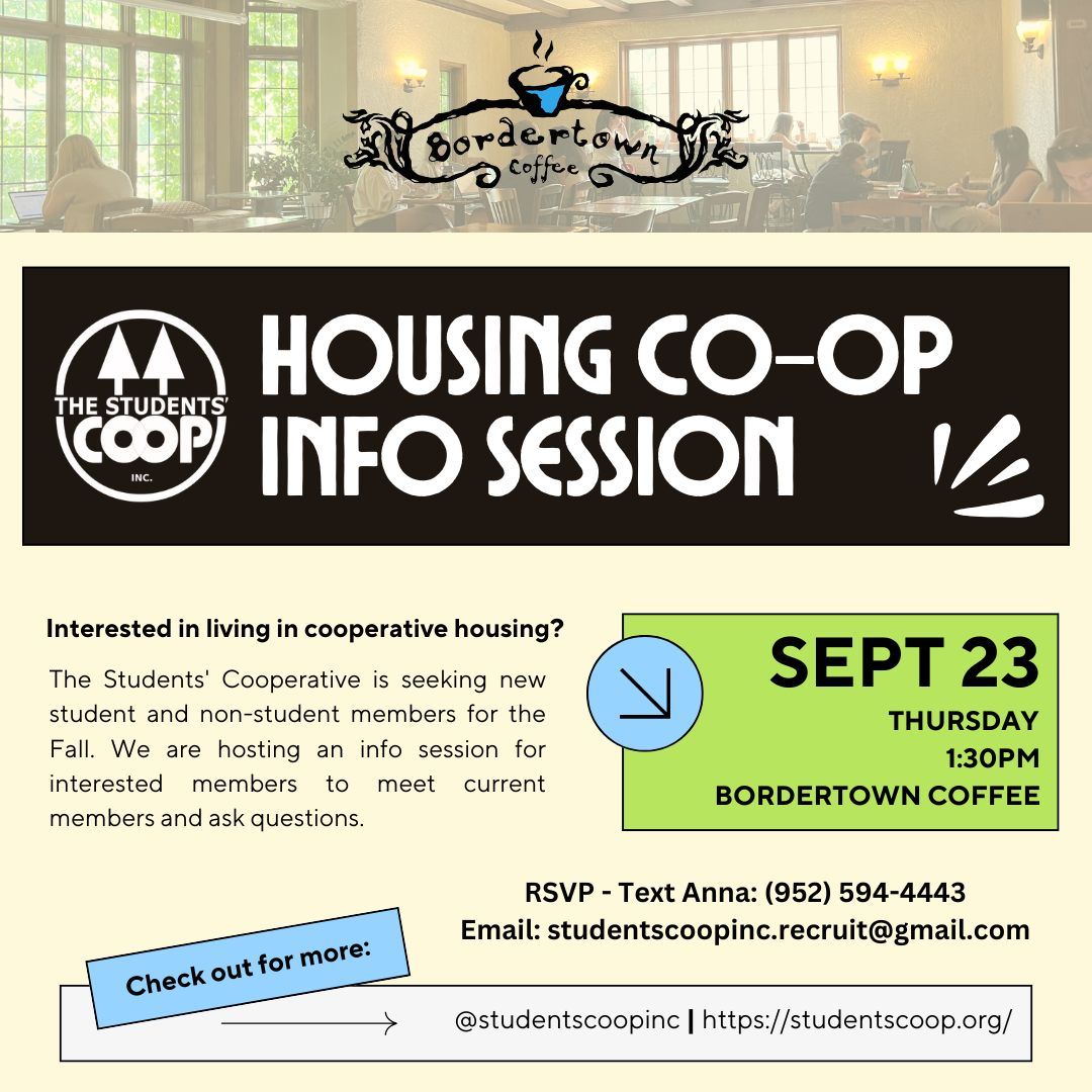 Housing Co-op Info Session\/Meetup