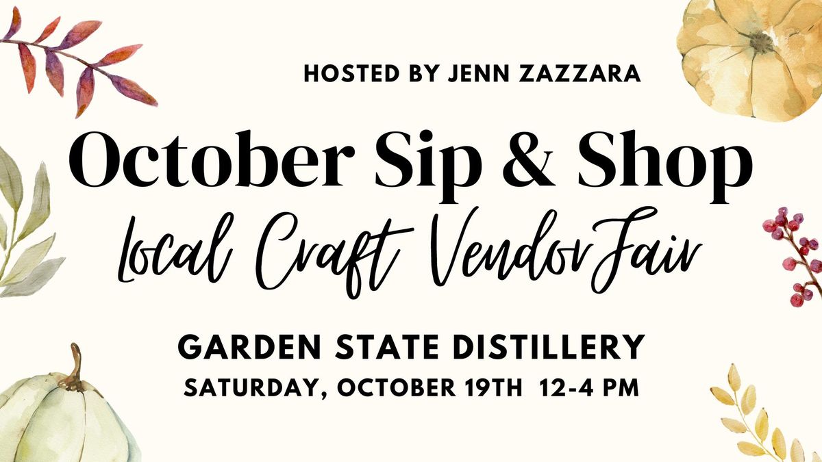 October Sip & Shop