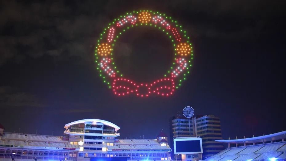 A Christmas Carol Drone Light Show