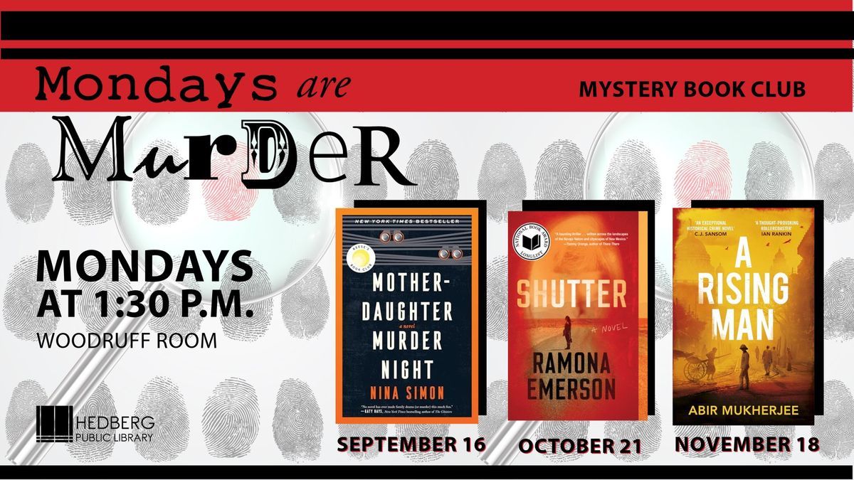 Mondays are Murder Mystery Book Club