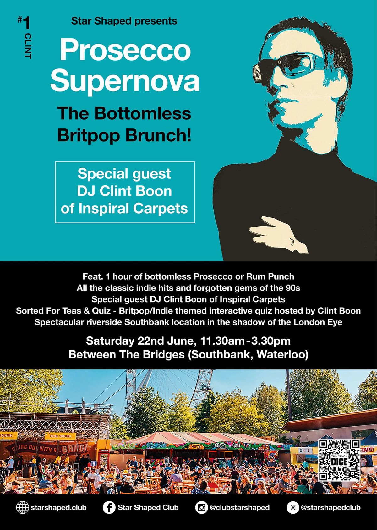 Prosecco Supernova - The Bottomless Britpop Brunch feat. Clint Boon (Inspiral Carpets)