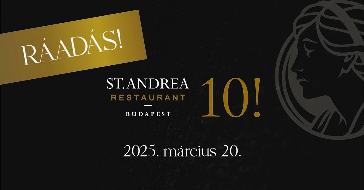 R\u00c1AD\u00c1S! ST. ANDREA RESTAURANT 10!