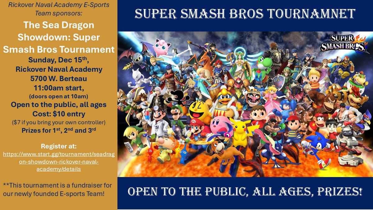 Sea Dragon Showdown Super Smash Bros Tournament 