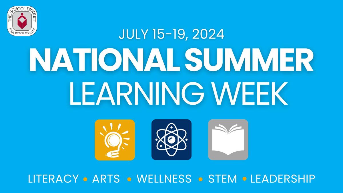 National Summer Learning Week: July 15-19, 2024