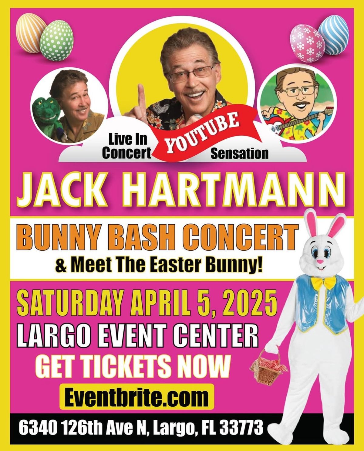 Jack Hartmann Bunny Bash in Largo Florida!