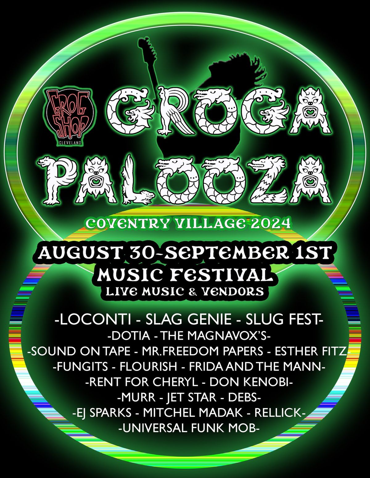Groga Palooza - Night 2 - Pop, Emo, Hip Hop, Alternative, Metal, Punk, Psychedelic, Rock