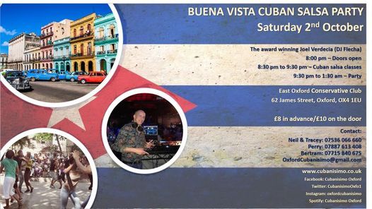 Buena Vista Cuban Salsa Party