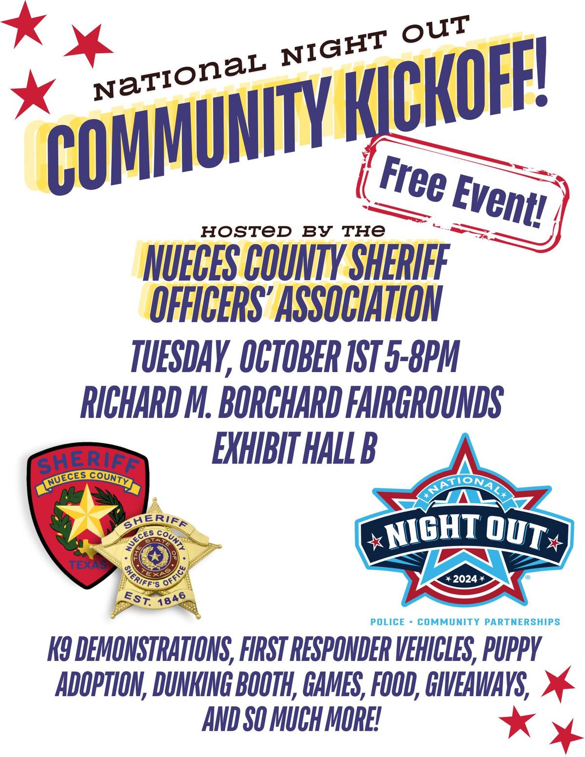 Nueces County\u2019s National Night Out