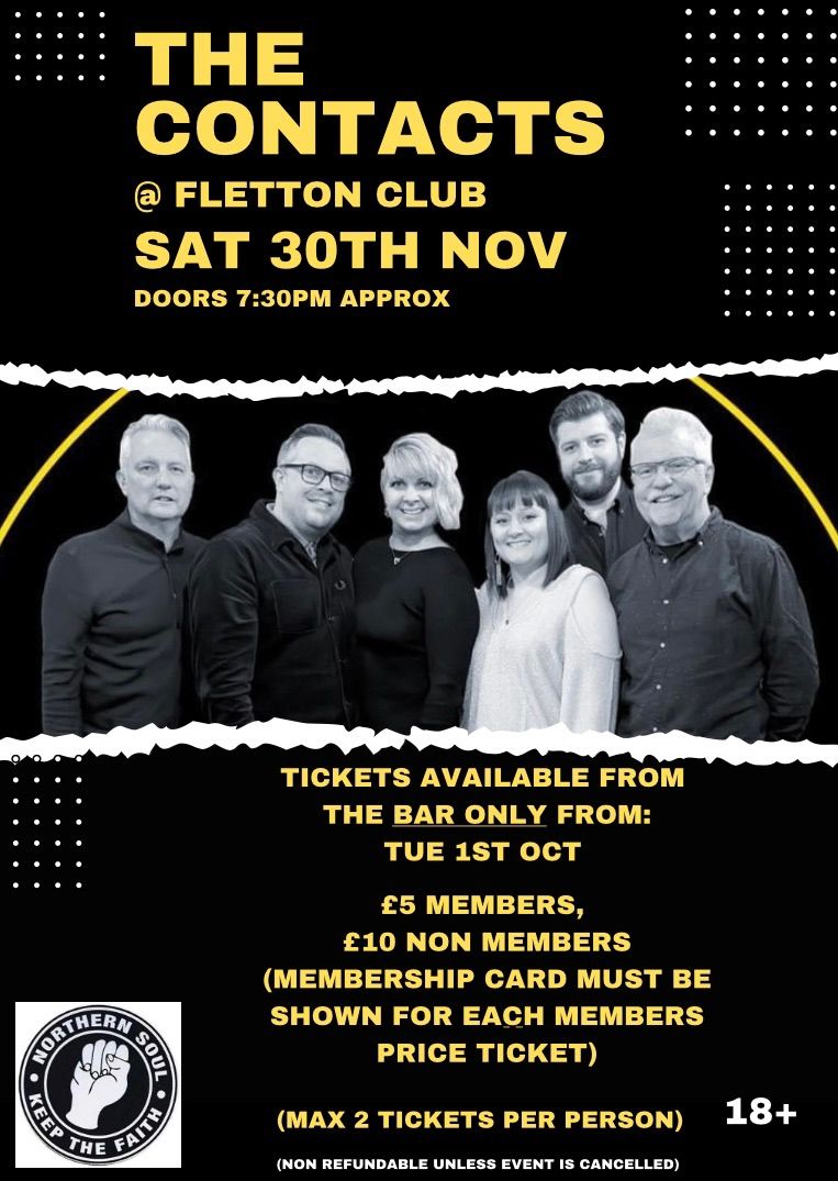 THE CONTACTS SOUL BAND (ticket night)