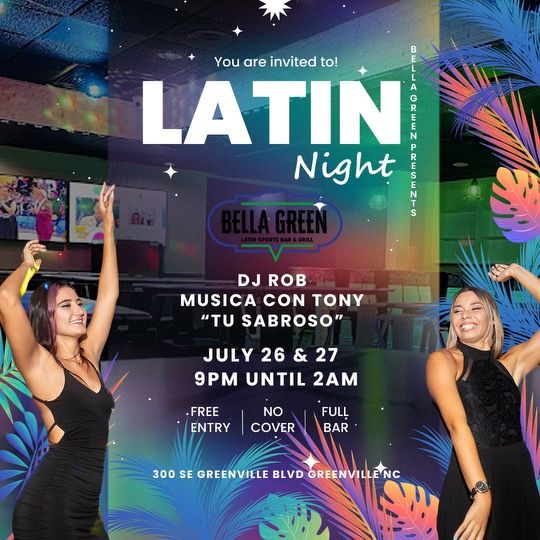 Weekend Dance Party at Bella Green Latin Sports Bar and Grill