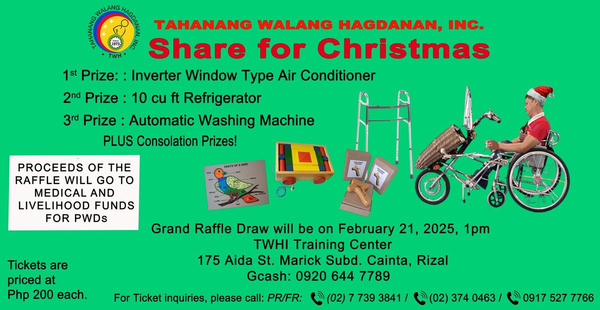 Grand Raffle for Share for Christmas