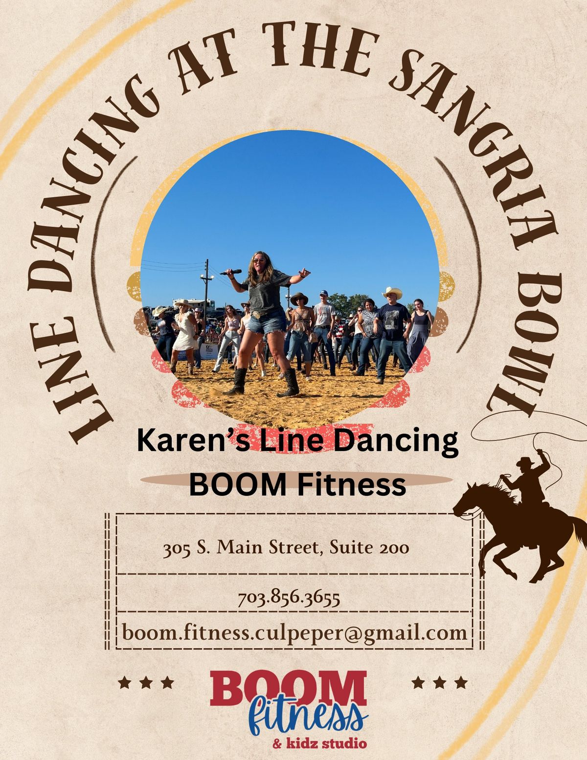 Karen's Line Dancing-BOOM Fitness at The Sangria Bowl