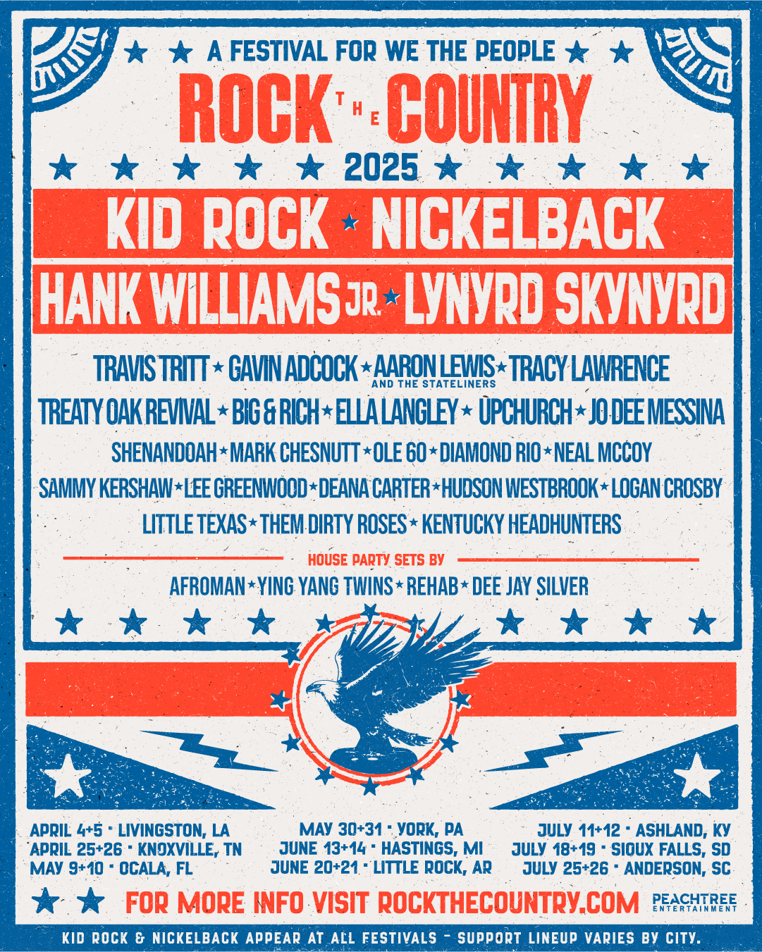 2025 Rock The Country York - Saturday at York Expo Center - Utz Arena