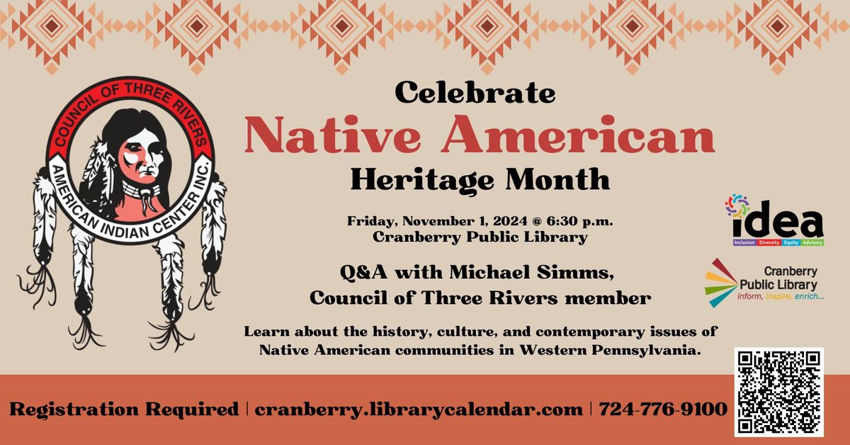 Celebrating Native American Heritage  Month