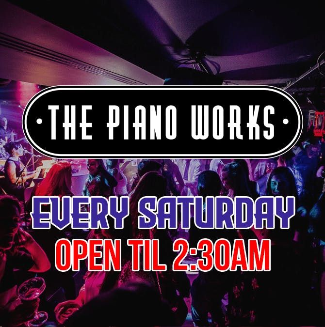 Piano Works Covent Garden every Saturday