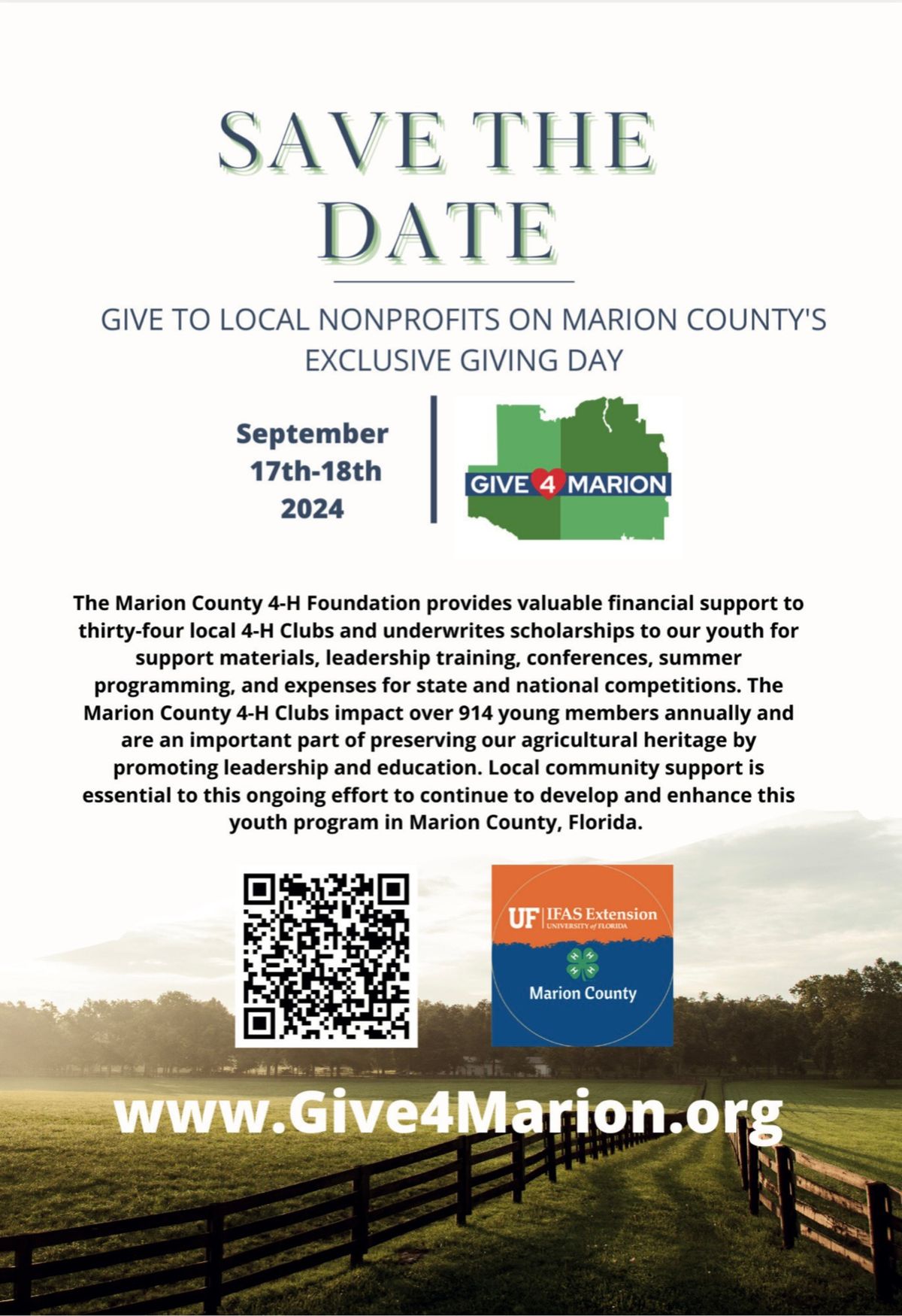 Sip & Support Marion County 4-H Foundation | Give4Marion 