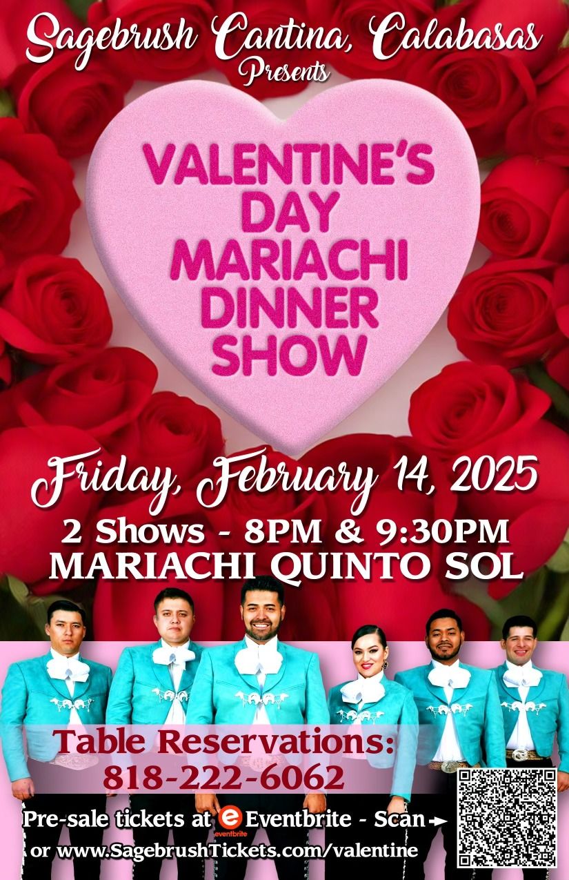 Valentines Day Mariachi Dinner: featuring Mariachi Quinto Sol