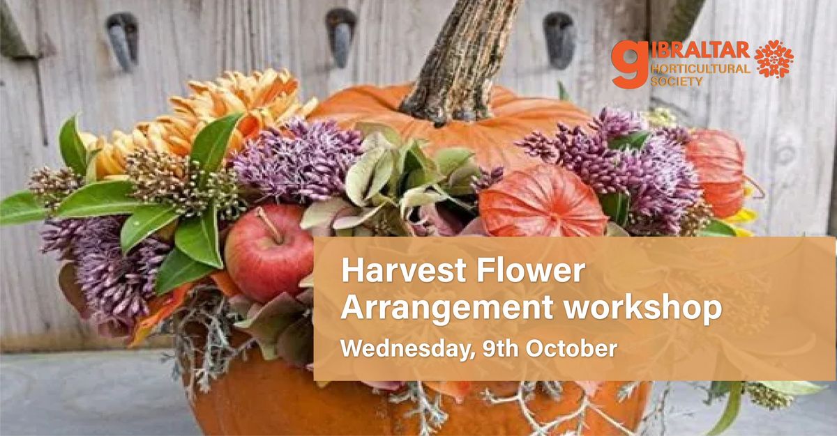 Harvest Flower Arrangement Workshop