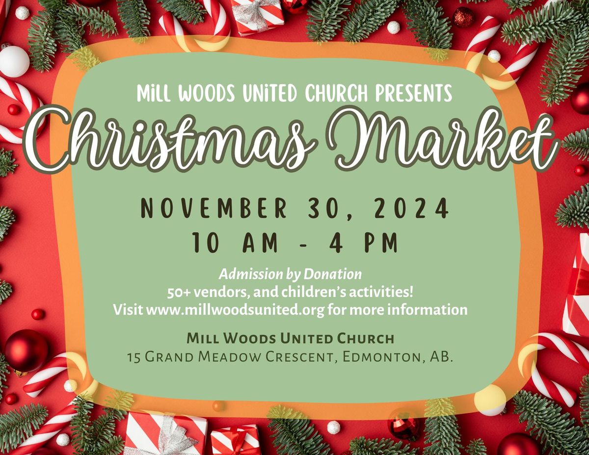 Mill Woods United Church Christmas Craft Market